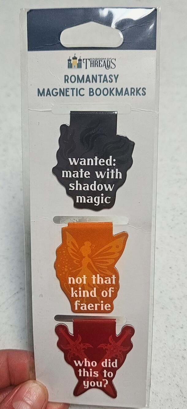 Kingdom of Threads Romantasy Magnetic Bookmarks Set